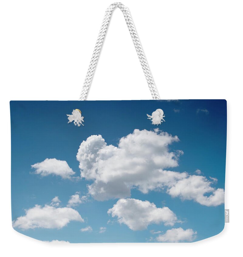 Dreamlike Weekender Tote Bag featuring the photograph Blue Sky With Clouds by Mbbirdy