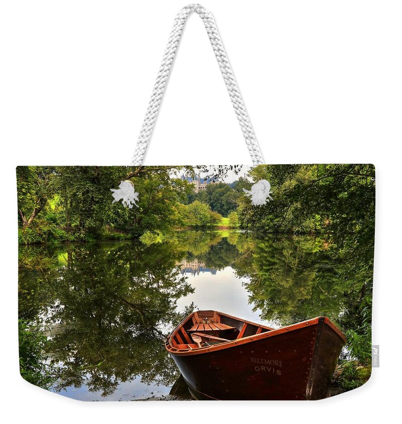 Biltmore Weekender Tote Bag featuring the photograph Boat by Carol Montoya