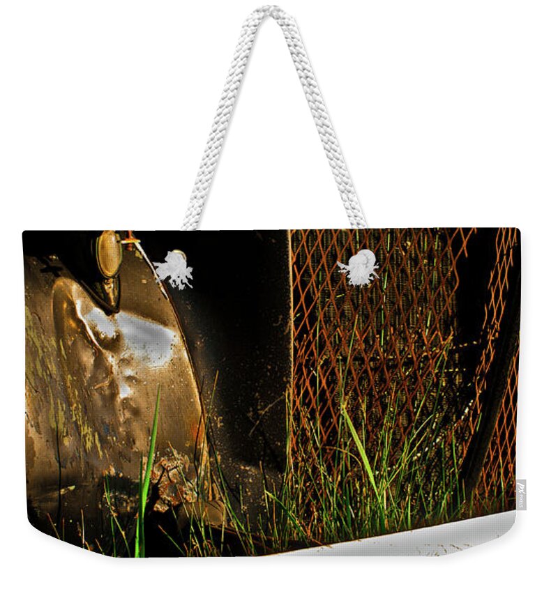 Rusty Truck Weekender Tote Bag featuring the photograph Bodie 14 by Catherine Sobredo