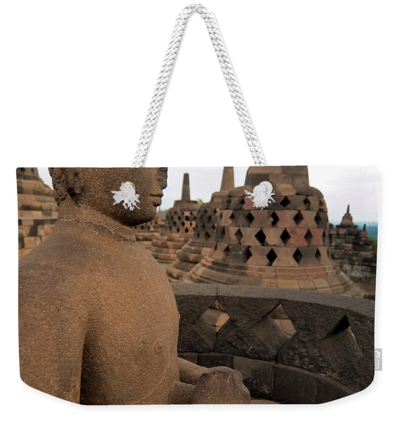 Southeast Asia Weekender Tote Bag featuring the photograph Borobudur Temple, Yogyakarta Indonesia by Holgs