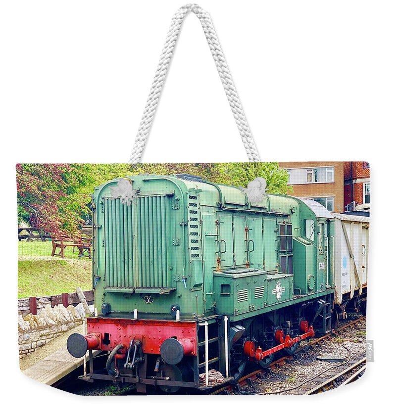 0-6-0 Weekender Tote Bag featuring the photograph BR Class 08 Shunter Diesel by Gordon James
