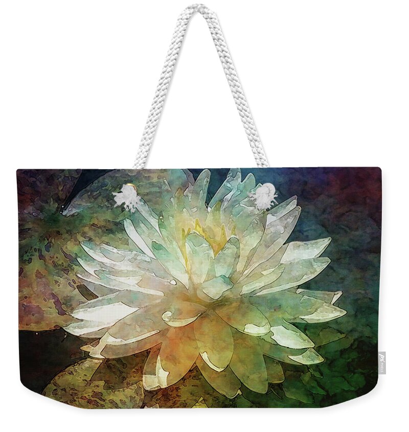 Impressionist Weekender Tote Bag featuring the photograph Bright Light and Dark Water 2935 IDP_2 by Steven Ward