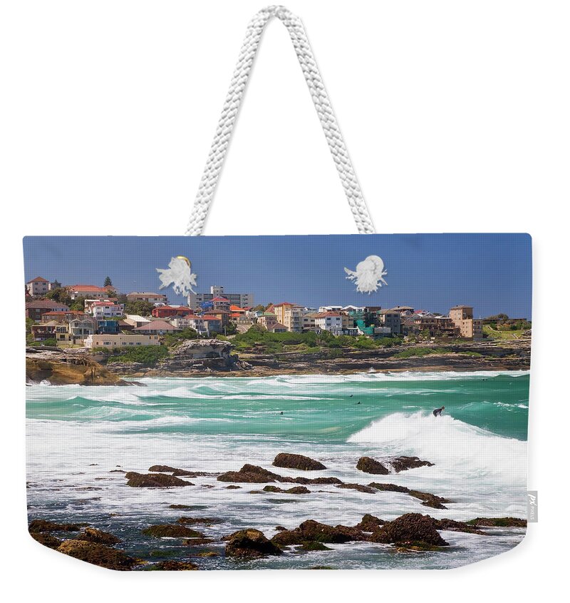 Suburb Weekender Tote Bag featuring the photograph Bronte, Sydney, Australia by Peter Adams