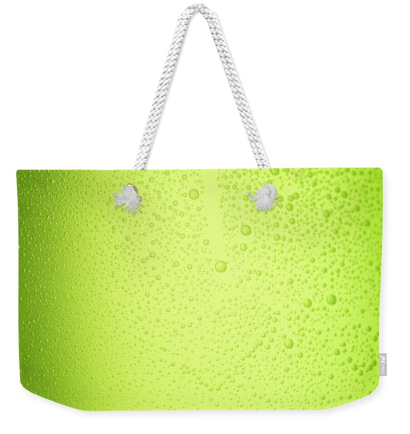 Cool Attitude Weekender Tote Bag featuring the photograph Bubble Background by Rouzes