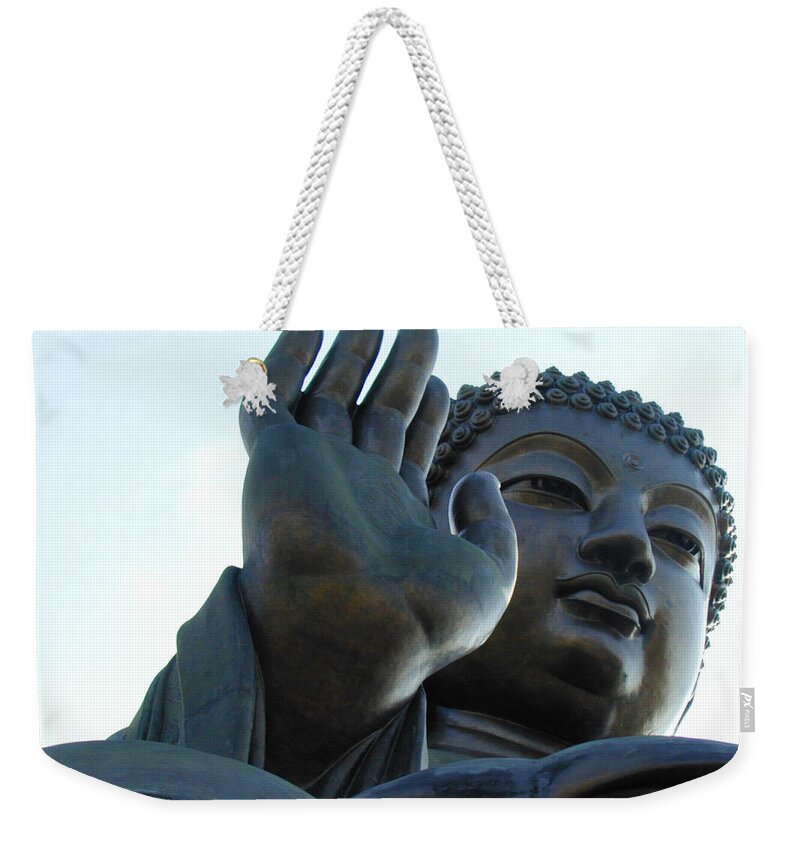 Expertise Weekender Tote Bag featuring the photograph Buddha by Blackred
