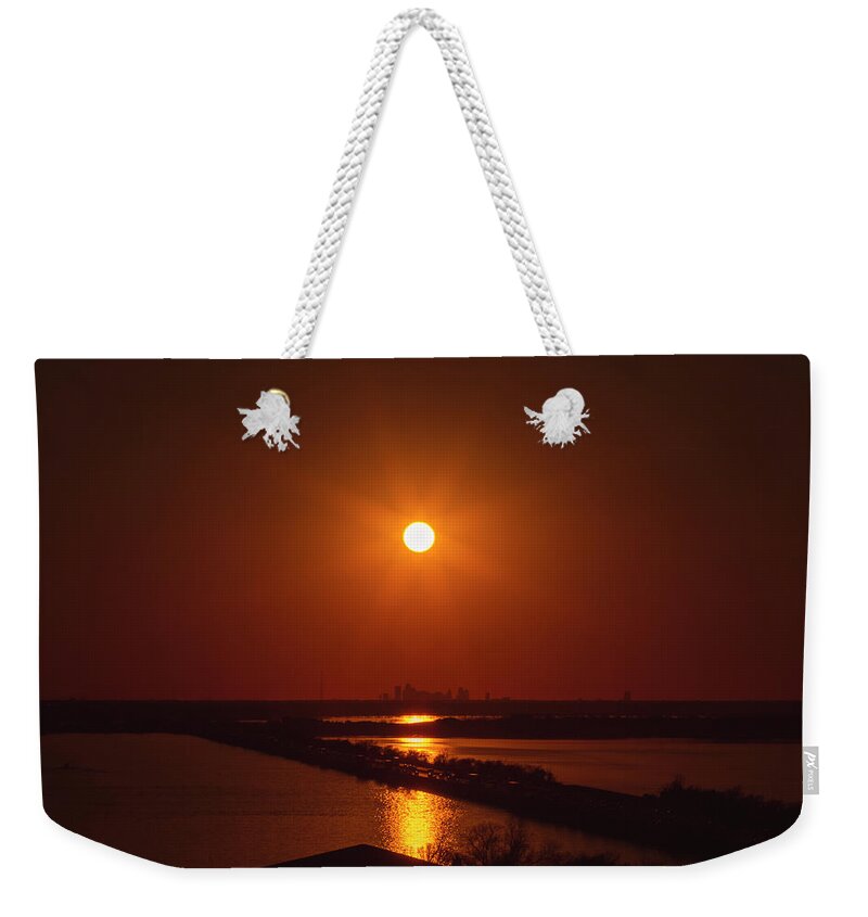 Burnt Weekender Tote Bag featuring the photograph Burnt Orange by Peter Hull