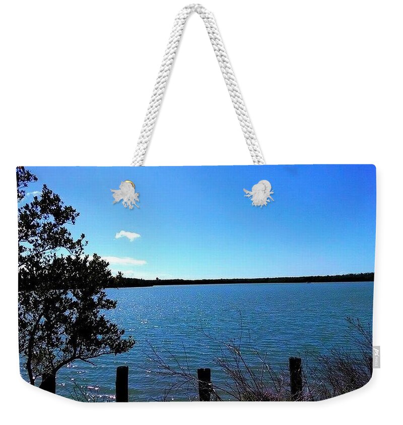 Florida Weekender Tote Bag featuring the photograph Calming Day by Lindsey Floyd