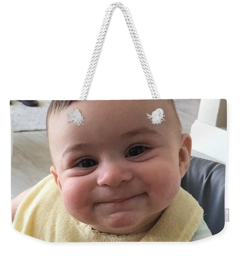 Baby Weekender Tote Bag featuring the photograph Cameron by Val Oconnor