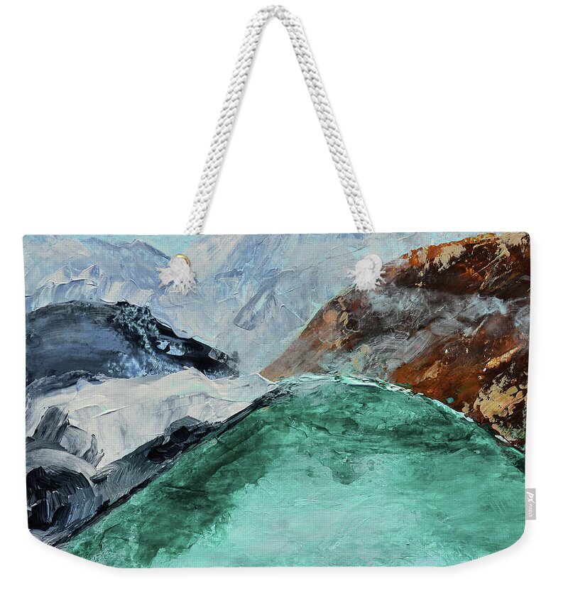 Canada Weekender Tote Bag featuring the painting Canadian Dream by Donna Blackhall