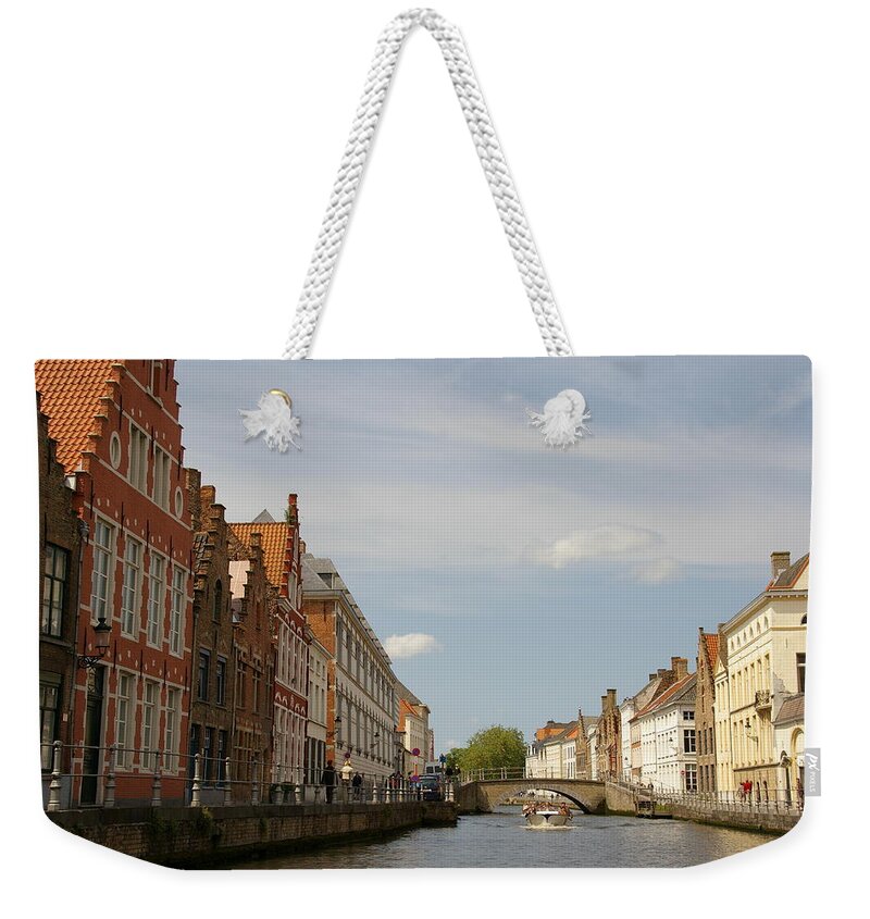 Belgium Weekender Tote Bag featuring the photograph Canal by By Johan Krijgsman, The Netherlands