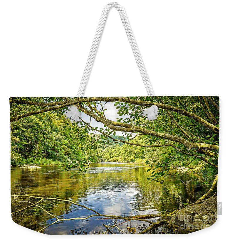 Canal Pool Weekender Tote Bag featuring the photograph Canal Pool by Tom Cameron