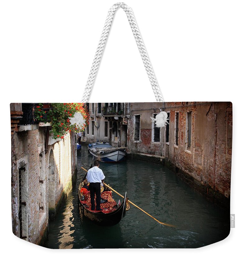 Italian Culture Weekender Tote Bag featuring the photograph Canals Of Venice by Dny59