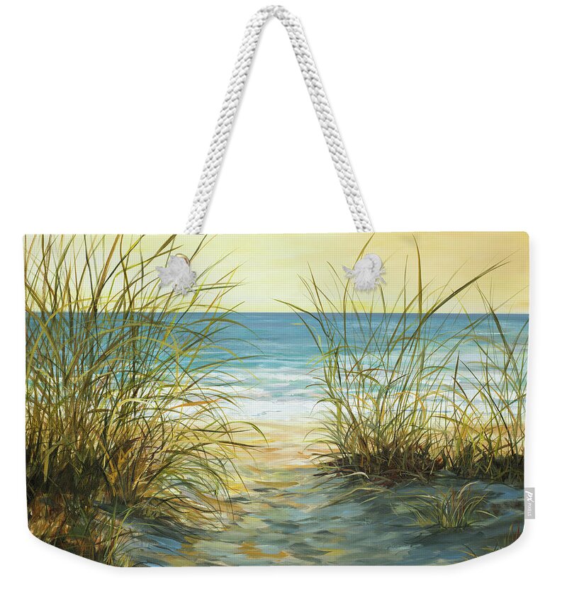 Cannon Weekender Tote Bag featuring the painting Cannon Beach by South Social D