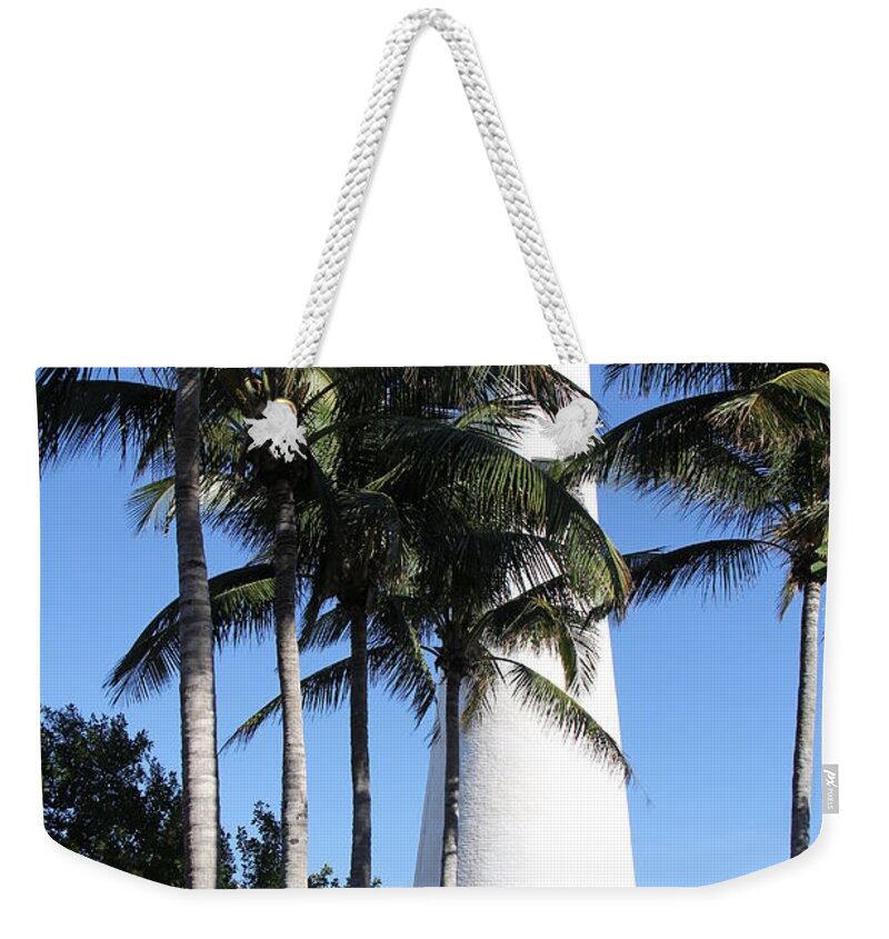 Lighthouse Weekender Tote Bag featuring the photograph Cape Florida Lighthouse - Key Biscayne, Miami by Richard Krebs