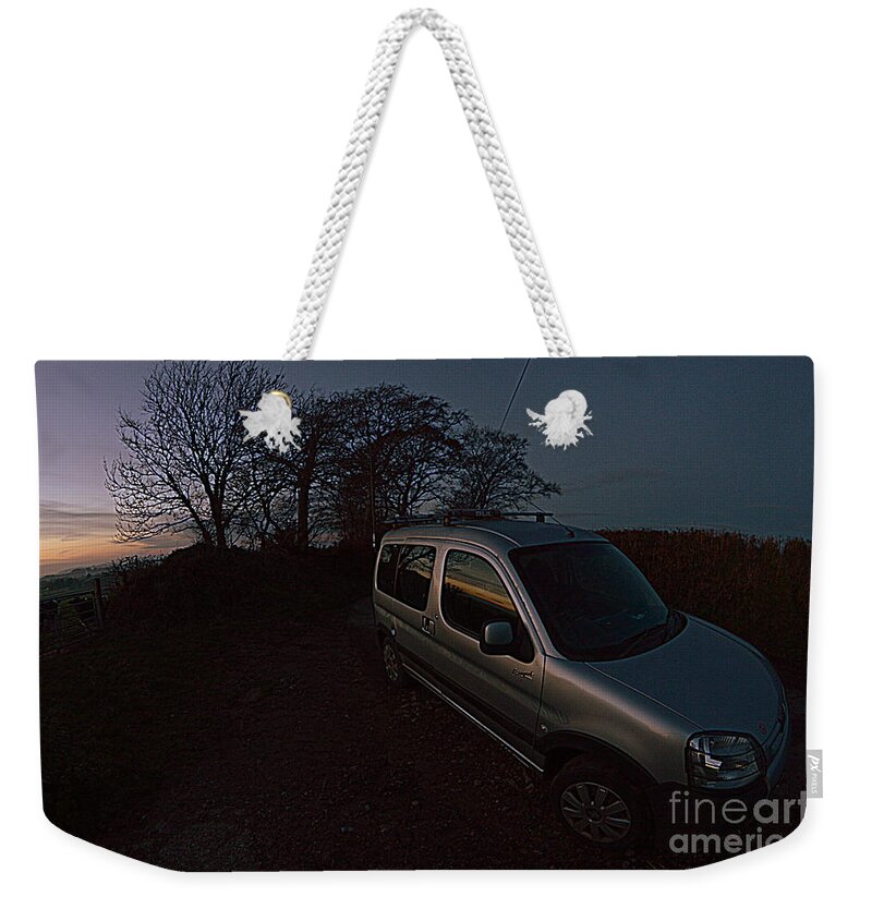 Car Weekender Tote Bag featuring the photograph Car by Andy Thompson