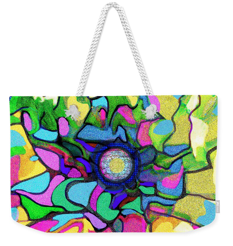 Carnation Weekender Tote Bag featuring the digital art Carnation Festival by Rod Whyte