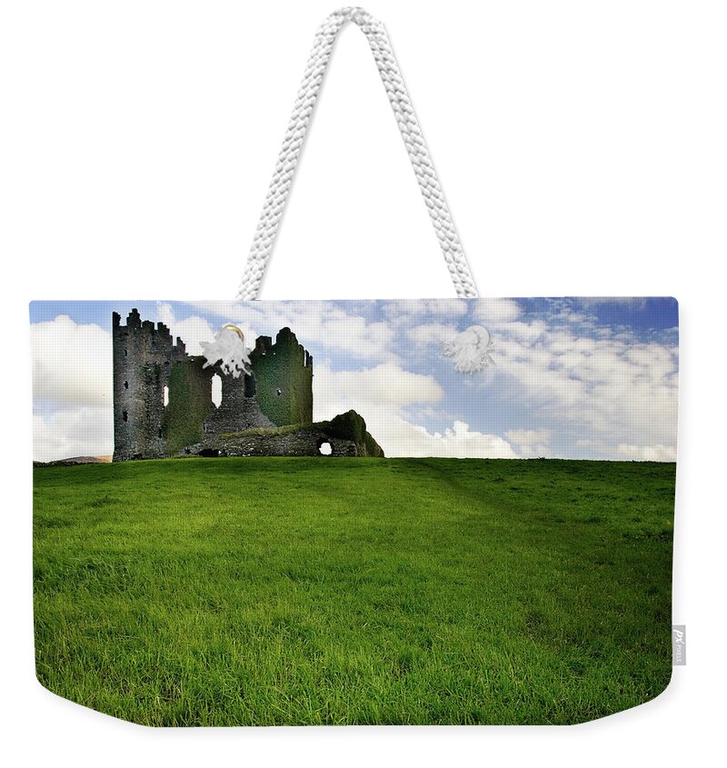 Grass Weekender Tote Bag featuring the photograph Castle On Win Xp Hill by Caval