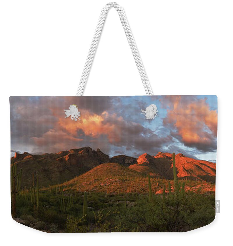 Tucson Weekender Tote Bag featuring the photograph Catalina Mountains, Arizona by Chance Kafka