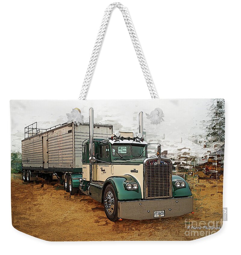 Big Rigs Weekender Tote Bag featuring the photograph Catr6414a-18 by Randy Harris
