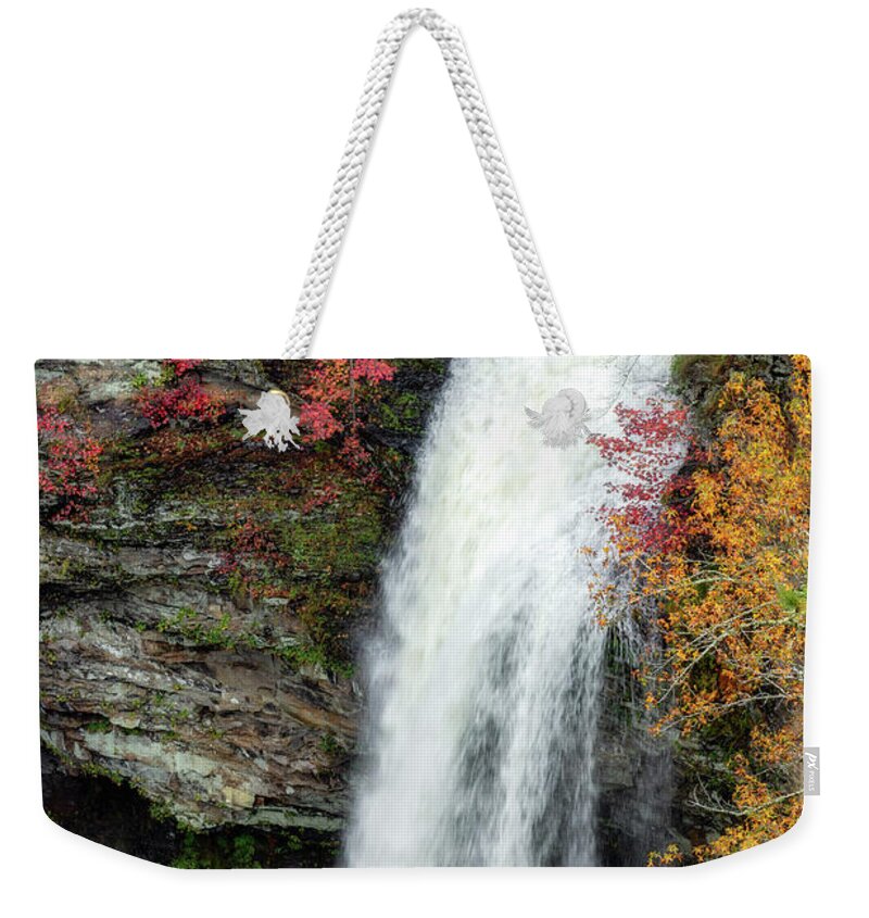 Cedar Falls Weekender Tote Bag featuring the photograph Cedar Falls by James Barber