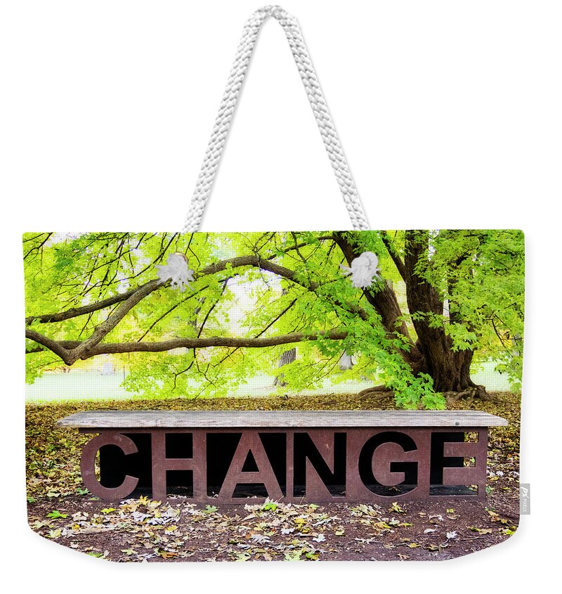 Autumn Weekender Tote Bag featuring the photograph Change Is Inevitable by Patty Colabuono