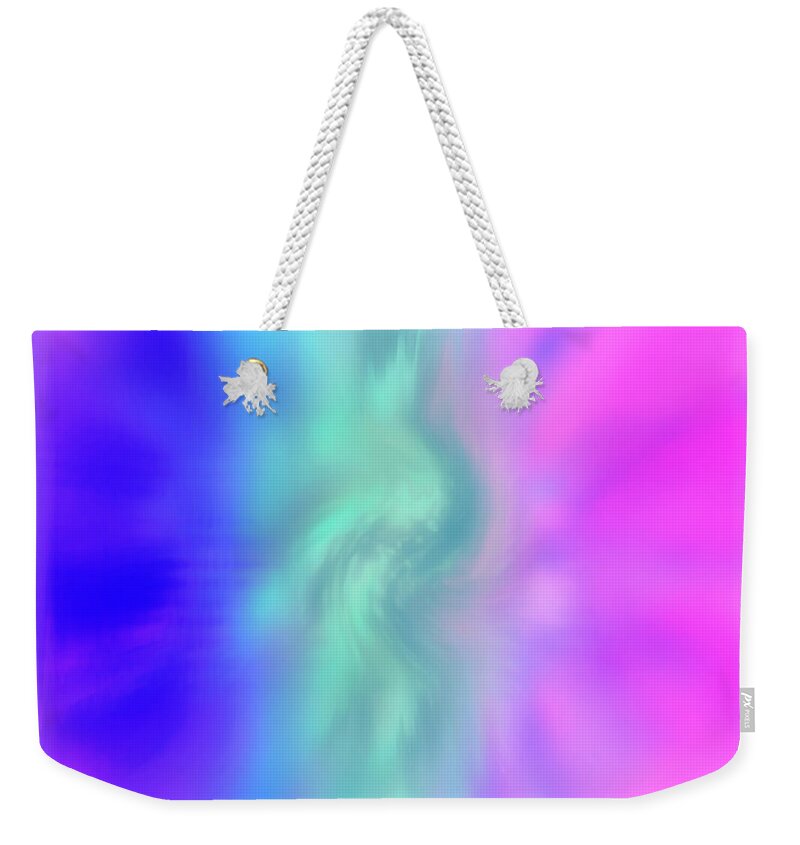 Changing Atmosphere Weekender Tote Bag featuring the digital art Changing Atmosphere by Kellice Swaggerty
