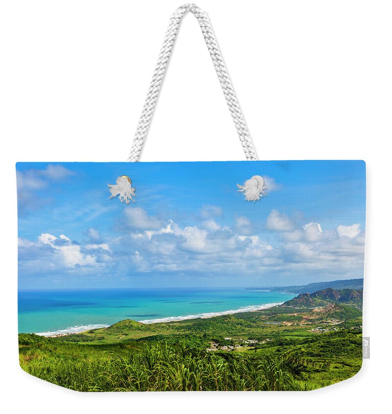 Scenics Weekender Tote Bag featuring the photograph Cherry Tree Hill, Barbados by Argalis