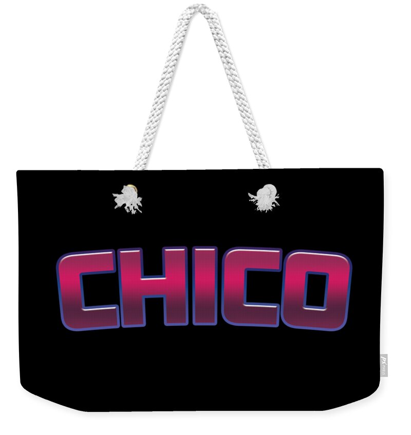 Chico Weekender Tote Bag featuring the digital art Chico by TintoDesigns