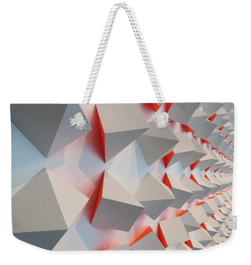 Chromoplastic Weekender Tote Bag featuring the photograph Chromoplastic Mural by Keith Stokes