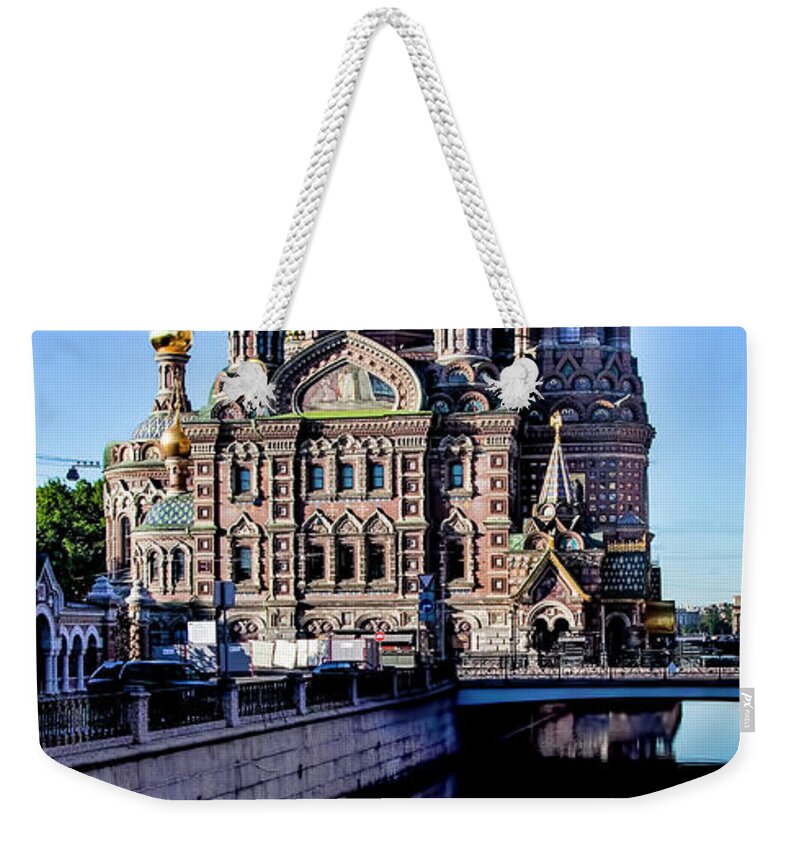 Church Weekender Tote Bag featuring the photograph Church of the Spilt Blood by Shirley Mangini