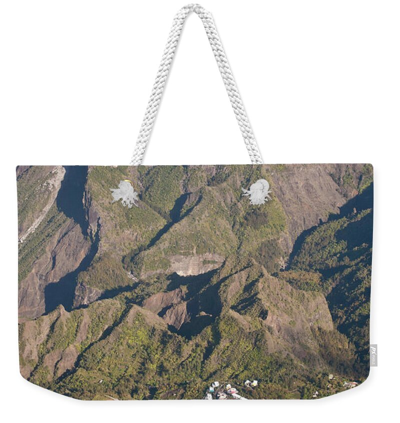 Tranquility Weekender Tote Bag featuring the photograph Cilaos City, Reunion Island by Travel Photographer Specialized In Asia * Sylvain Brajeul