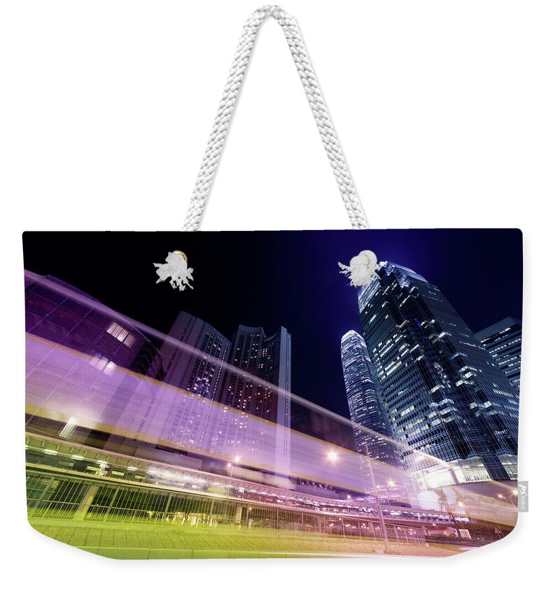 Scenics Weekender Tote Bag featuring the photograph City Traffic by Vii-photo