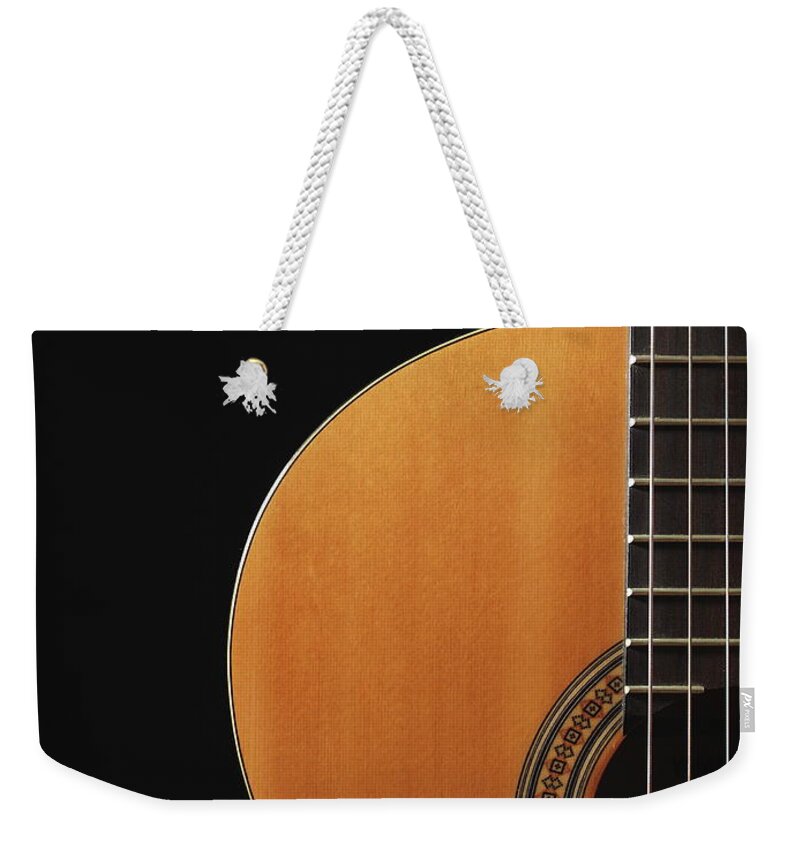 Country And Western Music Weekender Tote Bag featuring the photograph Classical Guitar by Wildcatmad
