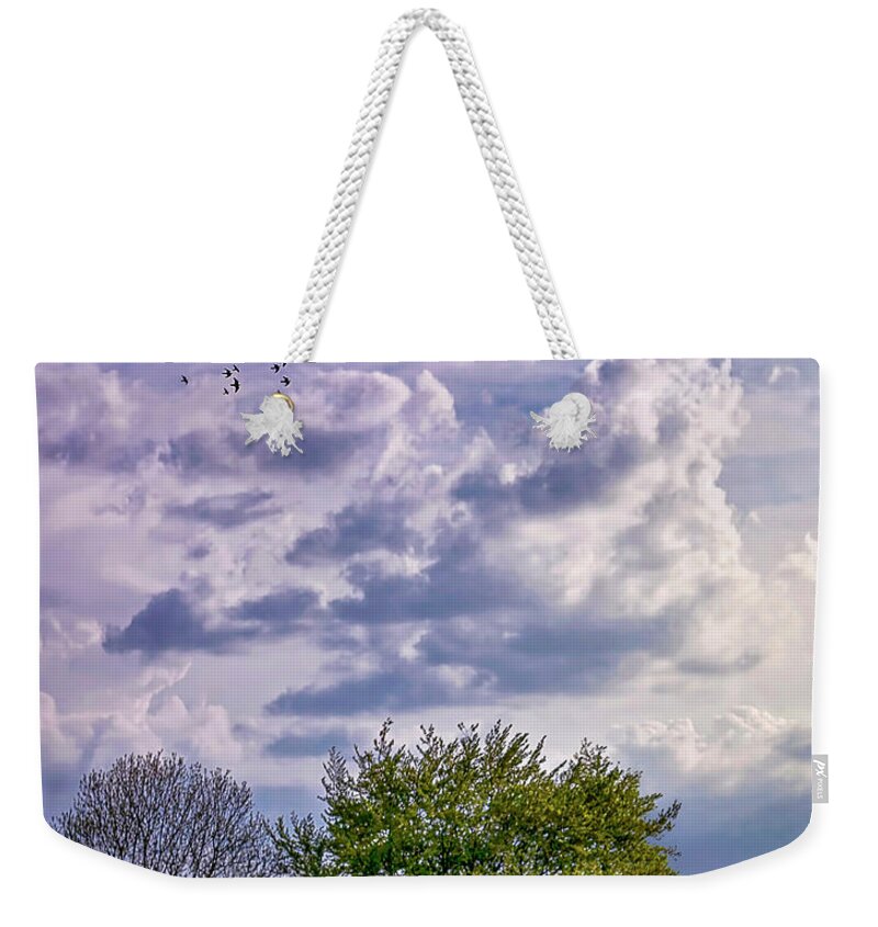 Endre Weekender Tote Bag featuring the photograph Clouds by Endre Balogh