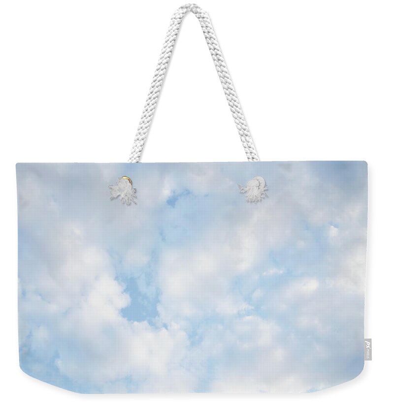 Outdoors Weekender Tote Bag featuring the photograph Clouds In Evening Sky by Nine Ok