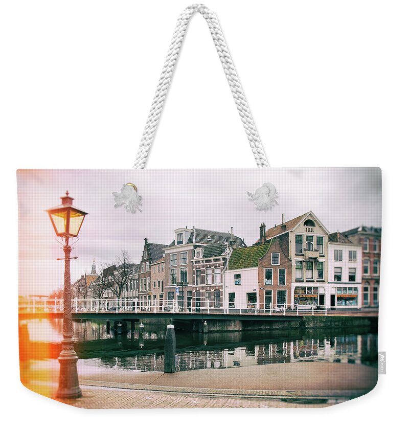 Leiden Weekender Tote Bag featuring the photograph Cold Nights Of Leiden by Iryna Goodall