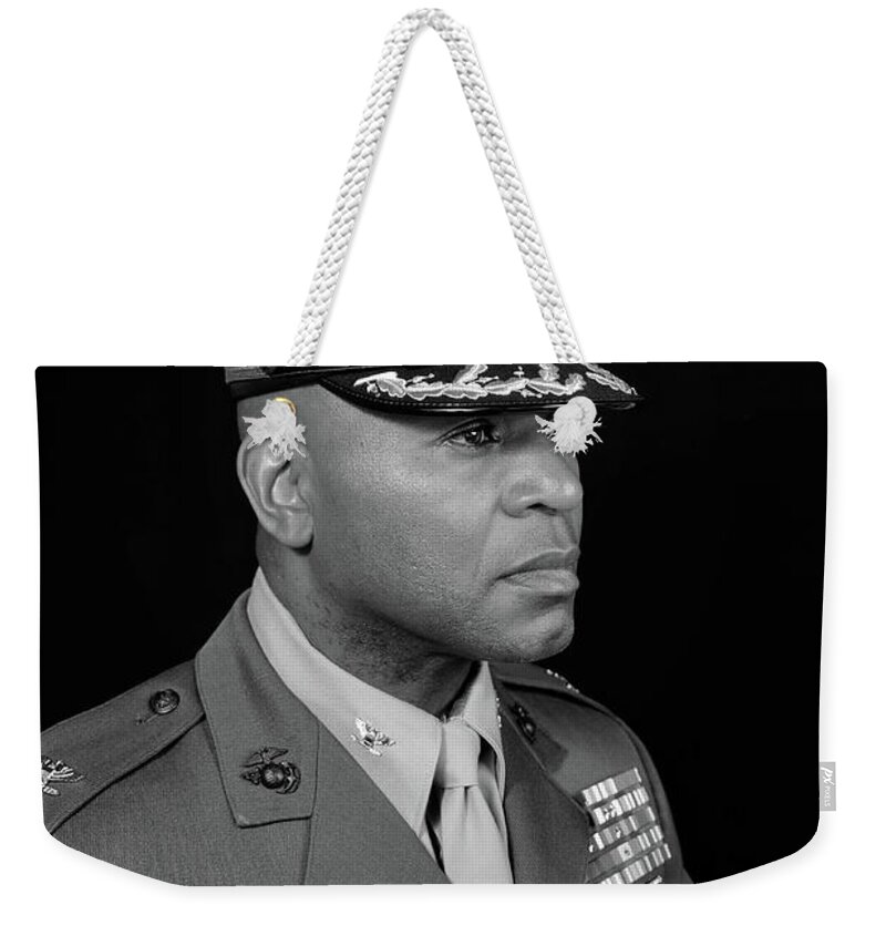  Weekender Tote Bag featuring the photograph Colonel Trimble by Al Harden