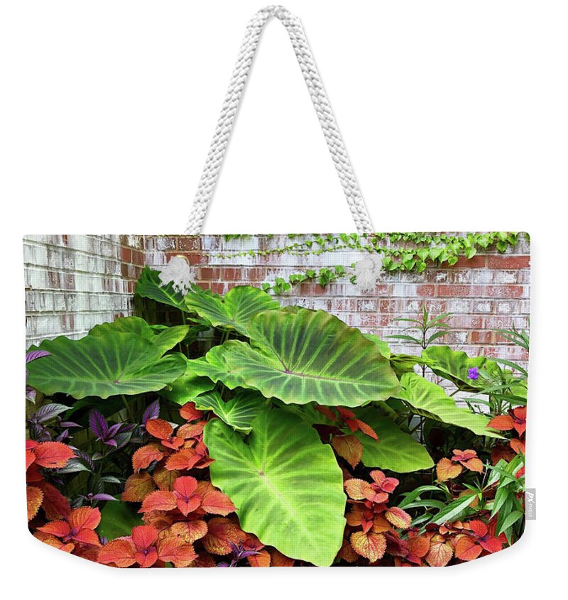 Garden Weekender Tote Bag featuring the photograph Colorful Flower Garden by Pheasant Run Gallery