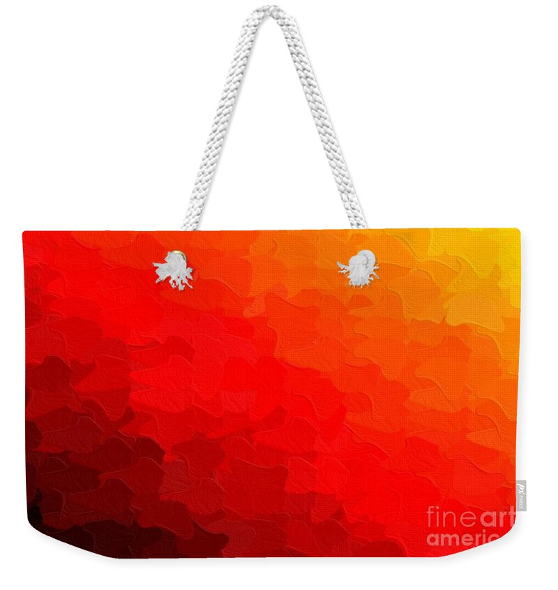 Autumn Weekender Tote Bag featuring the digital art Colors of Autumn by Bill King