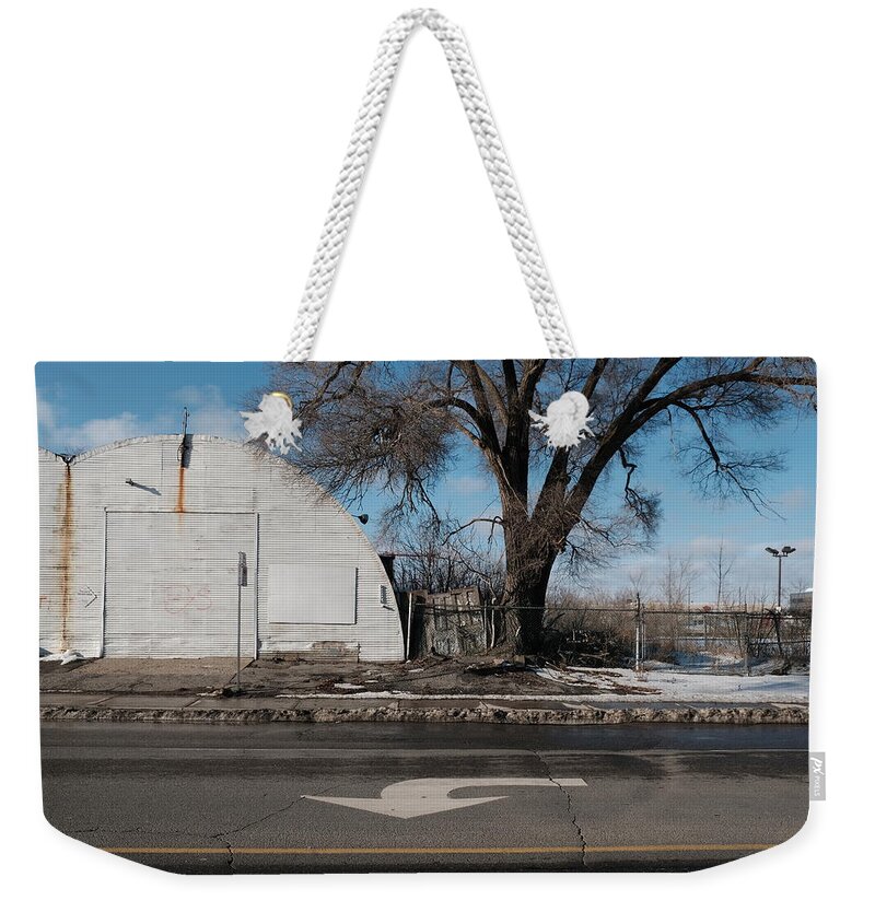 City Weekender Tote Bag featuring the photograph Come Curves by Kreddible Trout