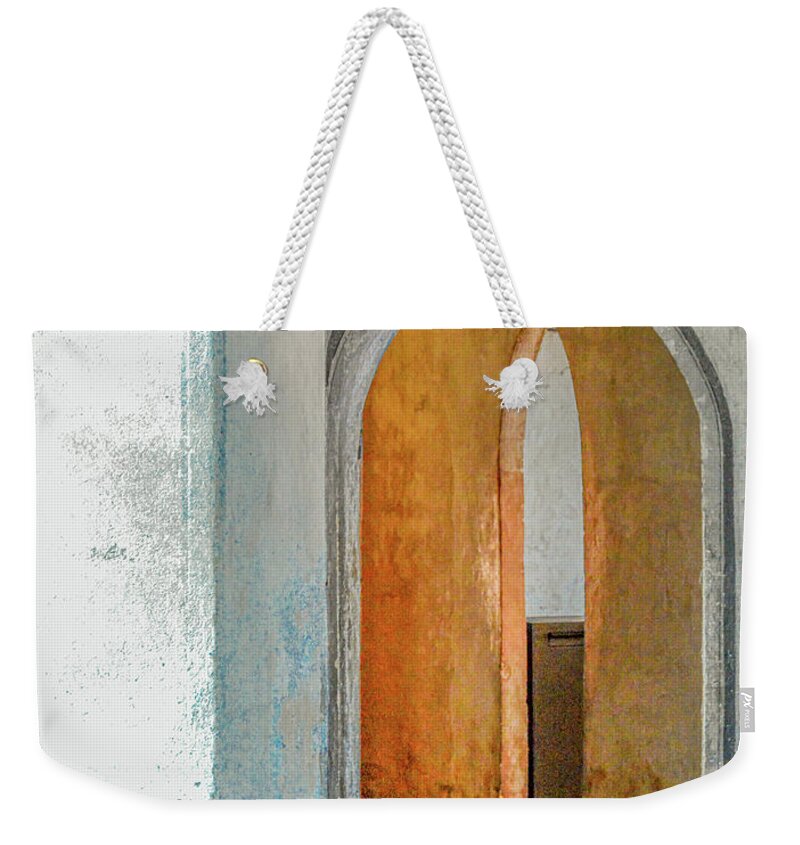 Chateau Chillon Weekender Tote Bag featuring the photograph Come On In by Marcy Wielfaert