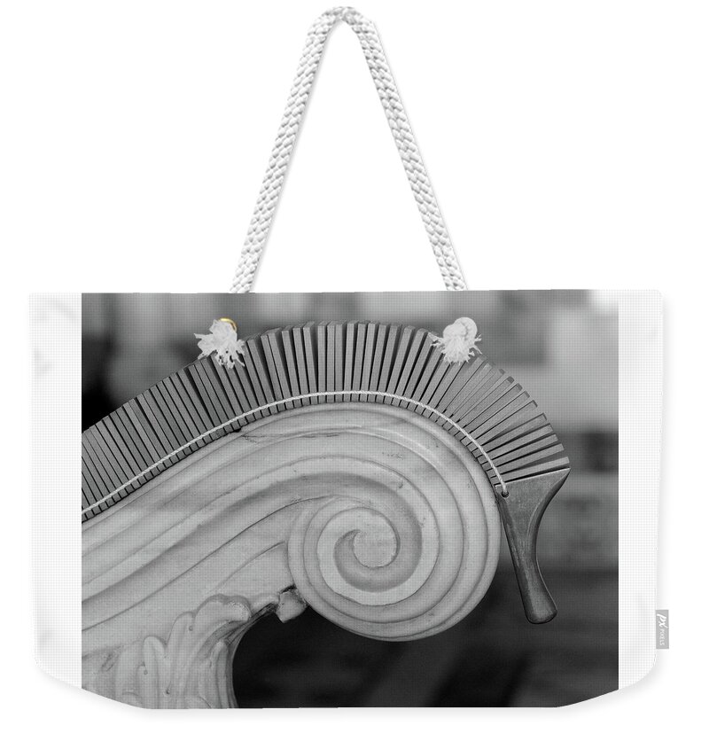 Marbledesign Weekender Tote Bag featuring the photograph Complementary Designs by Marc Nader