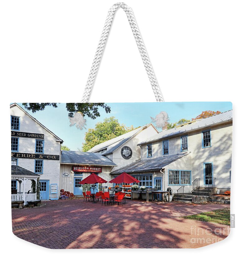 Wethersfield Weekender Tote Bag featuring the photograph Comstock Ferre Heirloom Market 3464 by Jack Schultz