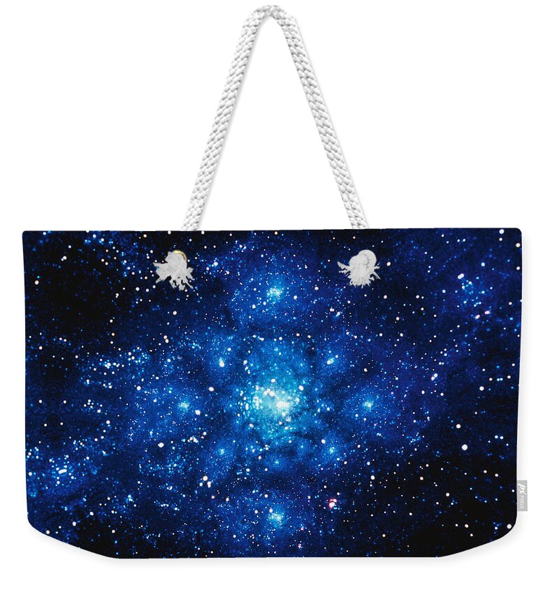 Majestic Weekender Tote Bag featuring the digital art Constellation Digitally Generated Image by Stocktrek