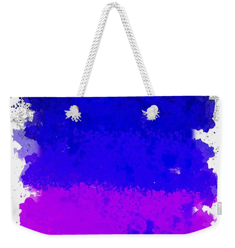 Nature Weekender Tote Bag featuring the painting constellation - watercolor by Adam Asar by Celestial Images