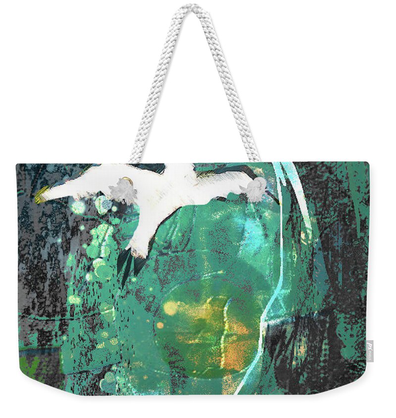 Landscape Weekender Tote Bag featuring the photograph Contemplating Riddles by Alexandra Vusir