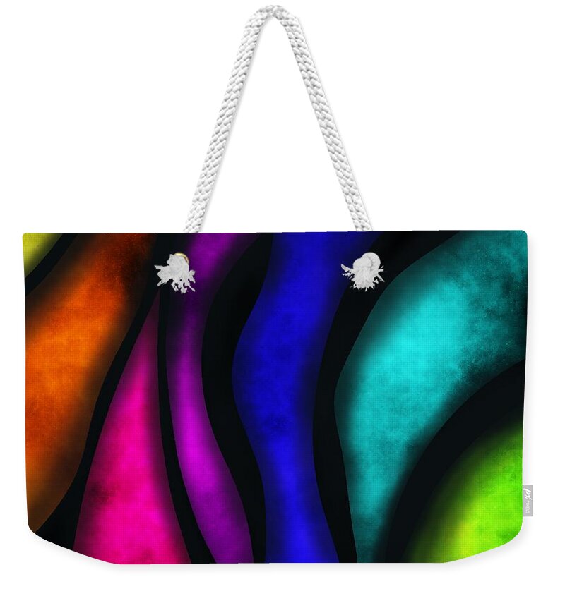 Image Weekender Tote Bag featuring the painting Contrast by Patricia Piotrak