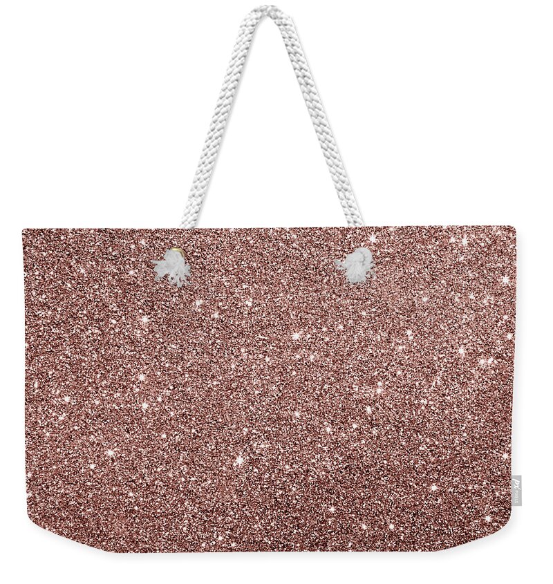 Cute Weekender Tote Bag featuring the photograph Cooper glitter by Top Wallpapers