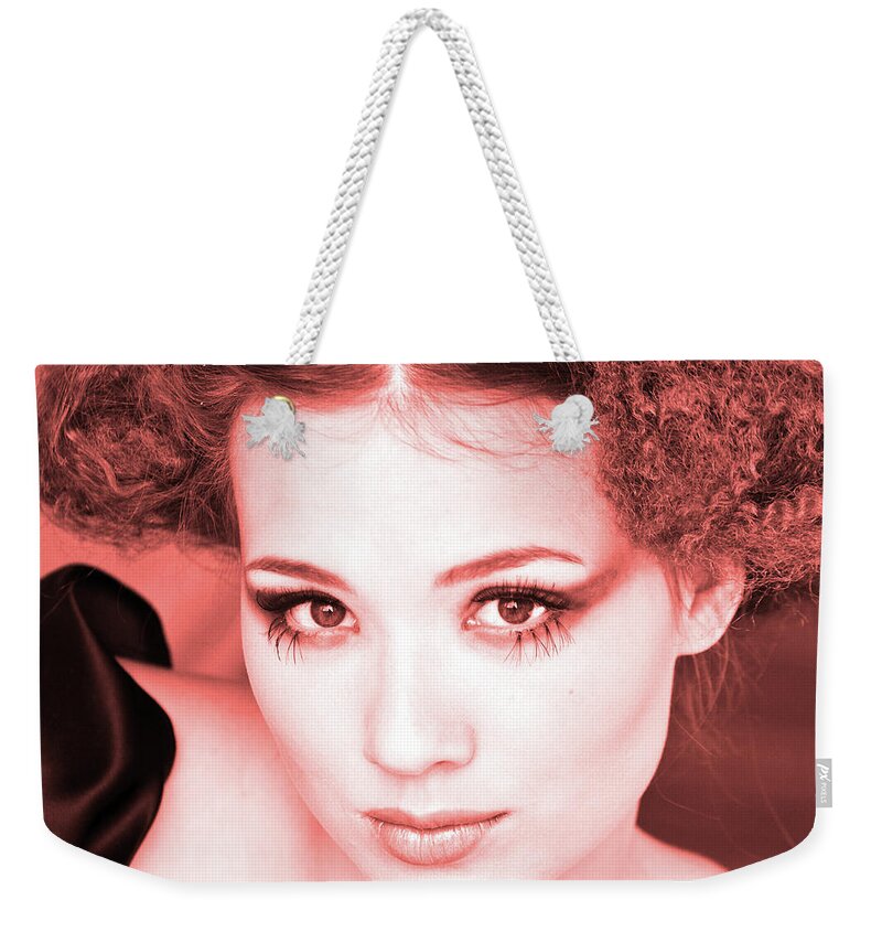 Coral Weekender Tote Bag featuring the photograph Coral Inner Beauty by Silva Wischeropp