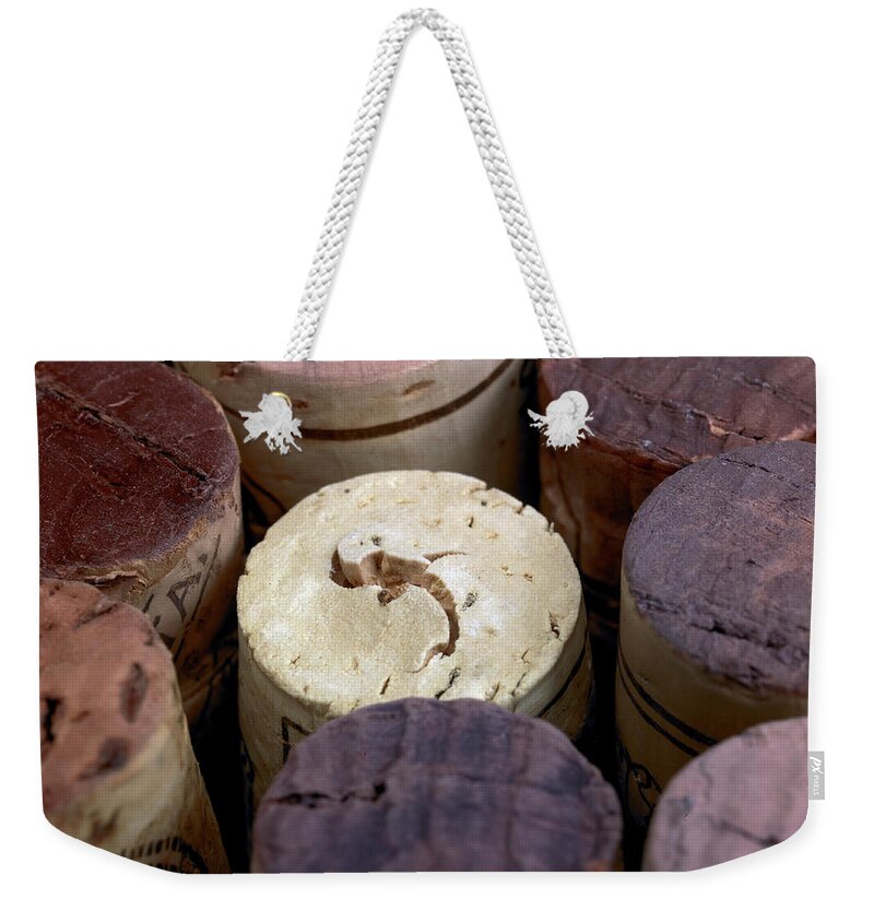 Greece Weekender Tote Bag featuring the photograph Corks by Maria Toutoudaki